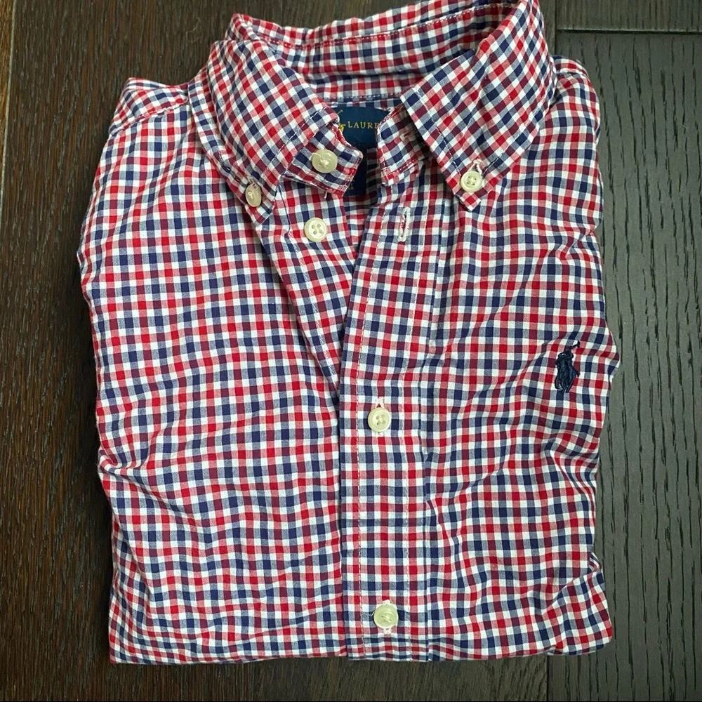 Ralph Lauren Plaid Button Down Shirt